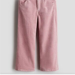 H&M Pink Corduroy Kids Casual Pants
